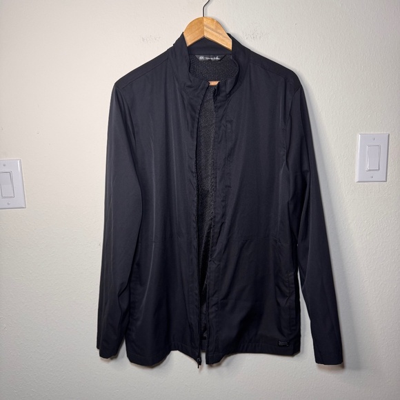 Travis Mathew Performance Lightweight Jacket Men's XL Black Golf Active - Picture 1 of 5